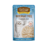 پوچ گربه کت فست | Cat Fest گوشت فیله ماهی تن 70 gr کدد 995