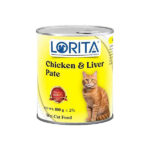 کنسرو گربه لوریتا | Lorita پته مرغ و جگر مرغ 800 گرمی